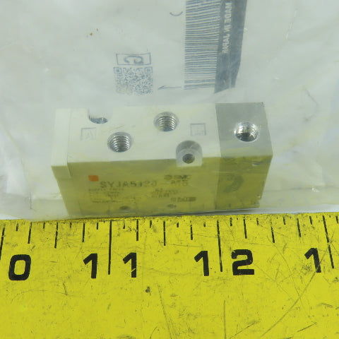 SMC SYJA5120-M5 Air Pilot Directional Valve 5/3 Way M5 Port