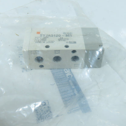 SMC SYJA5120-M5 Air Pilot Directional Valve 5/3 Way M5 Port