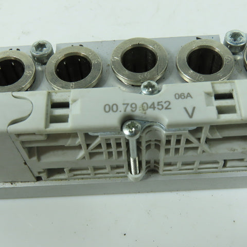 Dalmec 00.79.0452 Directional Valve Air Pilot On Manifold 5/16" Push To Connect