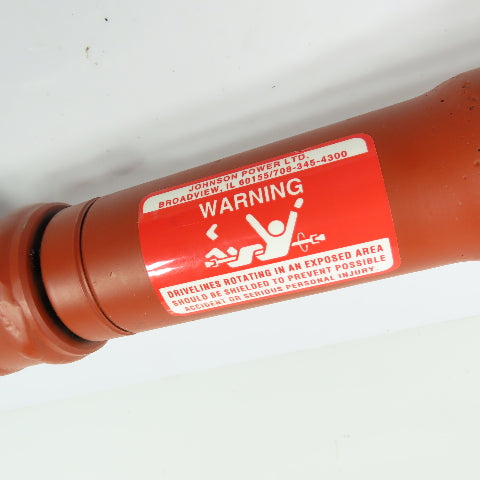 Johnson Power Splined Driveline Drive Shaft 15-1/4" Long Extendable