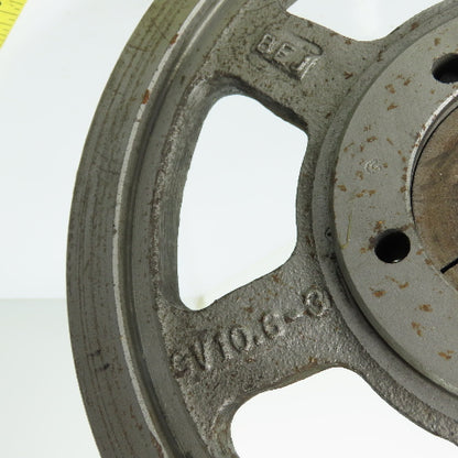 BEI V10.6-3 3 Groove V-Belt Pulley Sheave SK Hub 2560 Max RPM 1.5" Bore 10.5" OD