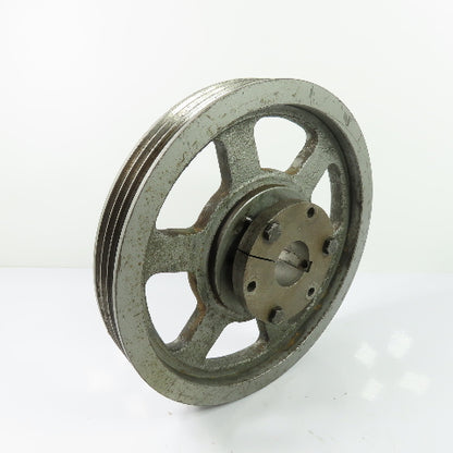 BEI V10.6-3 3 Groove V-Belt Pulley Sheave SK Hub 2560 Max RPM 1.5" Bore 10.5" OD