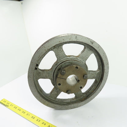 BEI V10.6-3 3 Groove V-Belt Pulley Sheave SK Hub 2560 Max RPM 1.5" Bore 10.5" OD