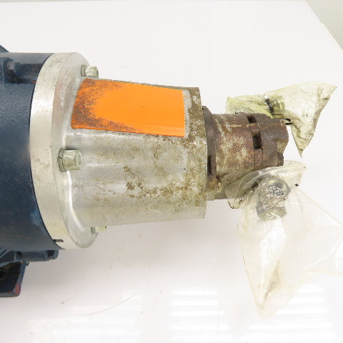 Leeson 150167-60 10HP Electric Motor 230/460V 3Ph W/ Rexroth Hydraulic Pump