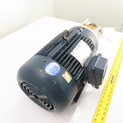 Leeson 150167-60 10HP Electric Motor 230/460V 3Ph W/ Rexroth Hydraulic Pump