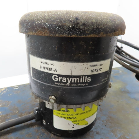 Graymills 6-HR35-A Coolant Pump System 6 Gallon Tank 1Ph 120V