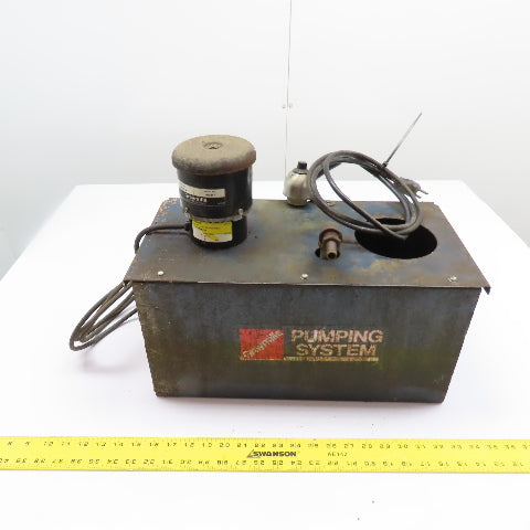 Graymills 6-HR35-A Coolant Pump System 6 Gallon Tank 1Ph 120V