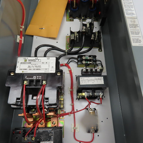 Square D 8538SEA43V81CFF4G26H20P1TX21 100A Size 3 Combination Motor Starter 600V