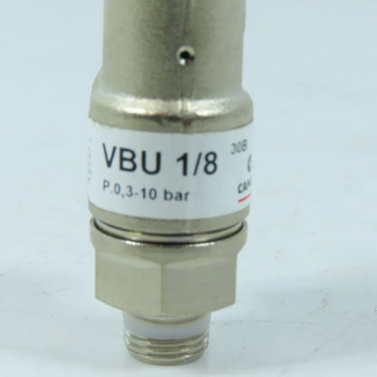 Camozzi VBU 1/8 Bidirectional Blocking Pneumatic Valve 1/8"NPT x 5/32 PTC