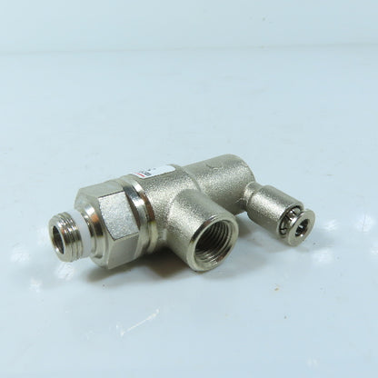 Camozzi VBU 1/8 Bidirectional Blocking Pneumatic Valve 1/8"NPT x 5/32 PTC