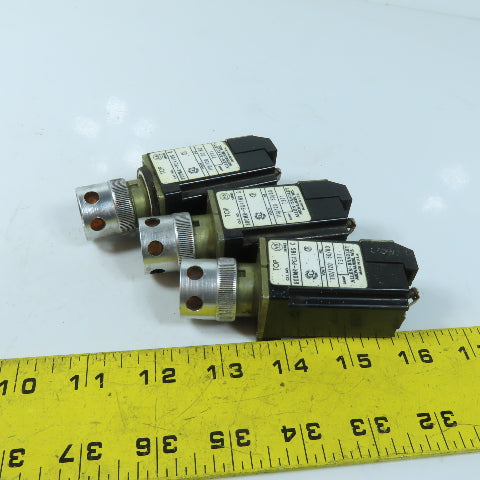 Allen-Bradley 800MR-PGA16S Amber Illuminated Push Button 110/120V Lot of 3