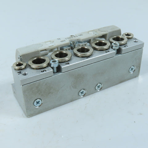 Dalmec 00.79.0451 Air Piloted Valve 5 Port 5/16 Push To Connect W/ Manifold