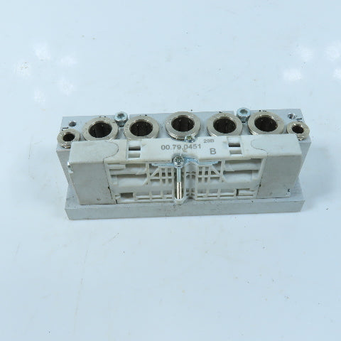 Dalmec 00.79.0451 Air Piloted Valve 5 Port 5/16 Push To Connect W/ Manifold