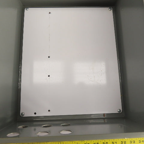 Saginaw SCE-1412CHNF 14" x 12" x 6" NEMA 12 4 Electrical Enclosure W/ Backplate