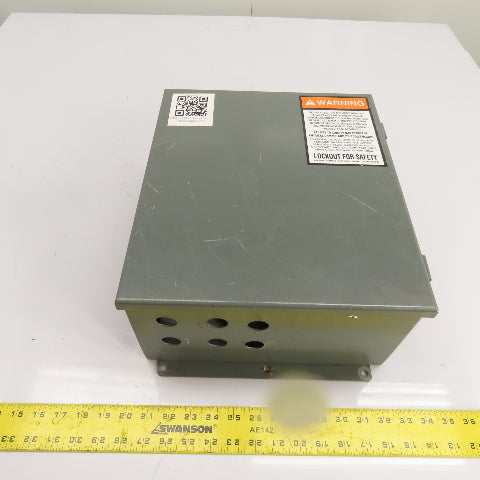 Saginaw SCE-1412CHNF 14" x 12" x 6" NEMA 12 4 Electrical Enclosure W/ Backplate