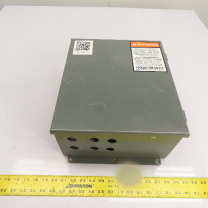 Saginaw SCE-1412CHNF 14" x 12" x 6" NEMA 12 4 Electrical Enclosure W/ Backplate