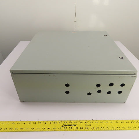 Hoffman CSD24248 24" x 24" x 8" Hinged Door Electrical Enclosure NEMA 4 12