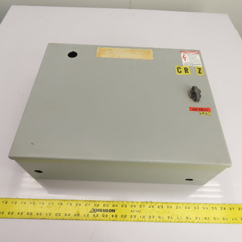 Wiegmann N1C201606LP 20" x 16" x 6" Electrical Enclosure W/ Back Plate