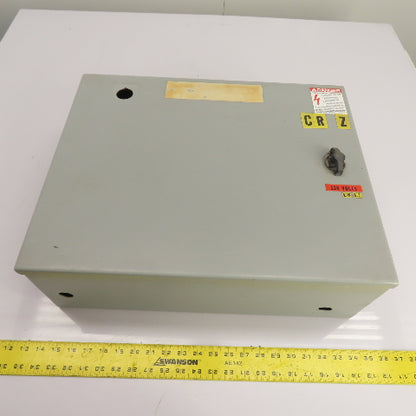 Wiegmann N1C201606LP 20" x 16" x 6" Electrical Enclosure W/ Back Plate