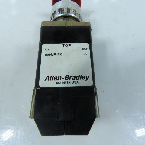 Allen-Bradley 800MR-FX Red Mushroom Head Push Button Switch 800M-XAS 300V