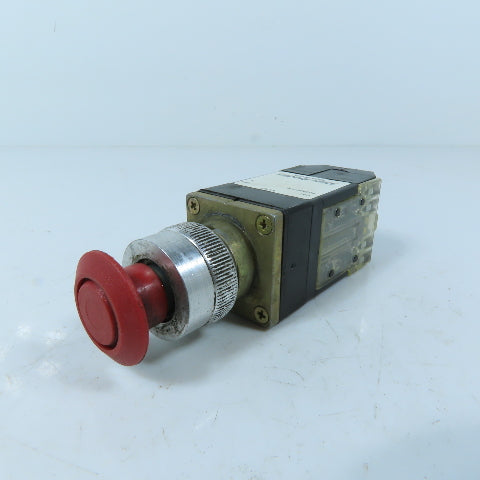 Allen-Bradley 800MR-FX Red Mushroom Head Push Button Switch 800M-XAS 300V