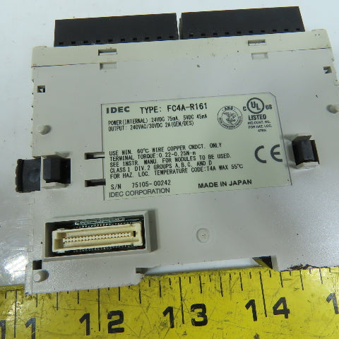 IDEC FC4A-T08S1 MicroSmart PLC Expansion Modules FC4A-T08S1 & FC4A-R161 Block