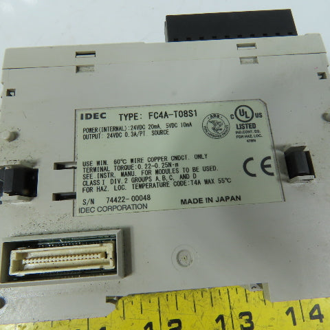 IDEC FC4A-T08S1 MicroSmart PLC Expansion Modules FC4A-T08S1 & FC4A-R161 Block