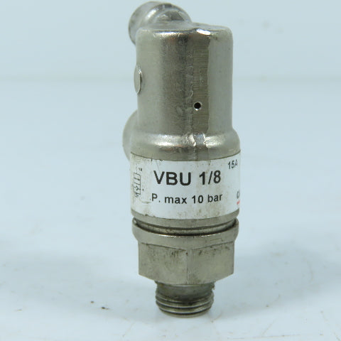 Camozzi VBU 1/8 Unidirectional Blocking Valve 10 bar 1/8" NPT 5/32" PTC