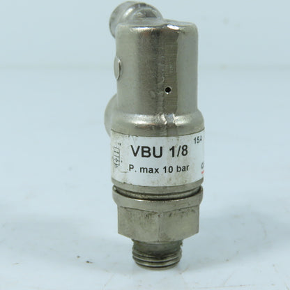 Camozzi VBU 1/8 Unidirectional Blocking Valve 10 bar 1/8" NPT 5/32" PTC