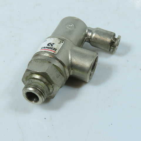 Camozzi VBU 1/8 Unidirectional Blocking Valve 10 bar 1/8" NPT 5/32" PTC