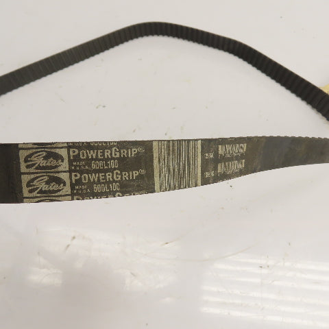 Gates 600L100 PowerGrip Synchronous Timing Belt 1" Wide 0.375" Pitch 60" Long