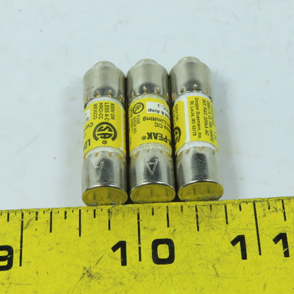 Bussmann LP-CC-3 Class CC Current Limiting Time-Delay Fuse 3A 600V Lot of 3