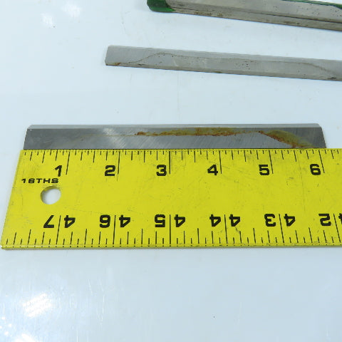 HSS Jointer Planer Knives Resharpend 6-1/" x 5/8" x 1/8" Set of 5