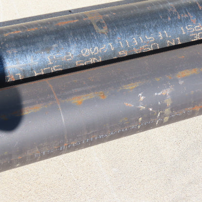6" NPS SCH 10 Carbon Steel Pipes 6" Nominal 21' Length Lot of 2