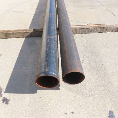 6" NPS SCH 10 Carbon Steel Pipes 6" Nominal 21' Length Lot of 2