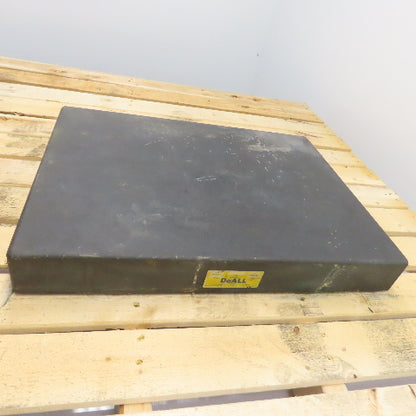 DoALL 24" x 18" x 3" Thick Black Granite Layout Surface Inspection Plate