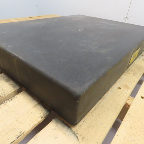 DoALL 24" x 18" x 3" Thick Black Granite Layout Surface Inspection Plate