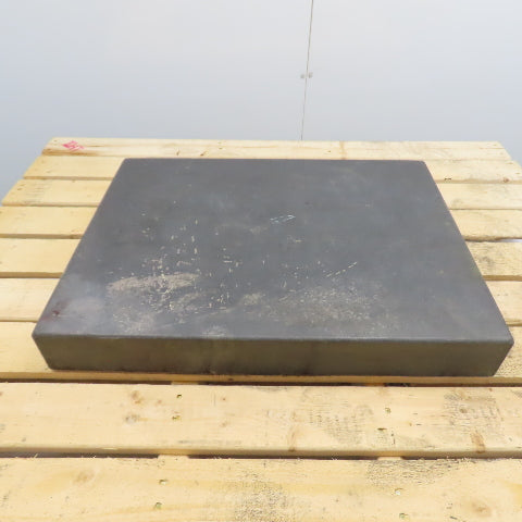DoALL 24" x 18" x 3" Thick Black Granite Layout Surface Inspection Plate