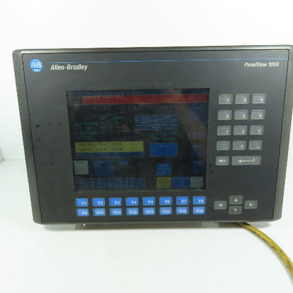 Allen-Bradley 2711-K10C8 PanelView 1000 Color Keypad HMI Terminal 100-240VAC