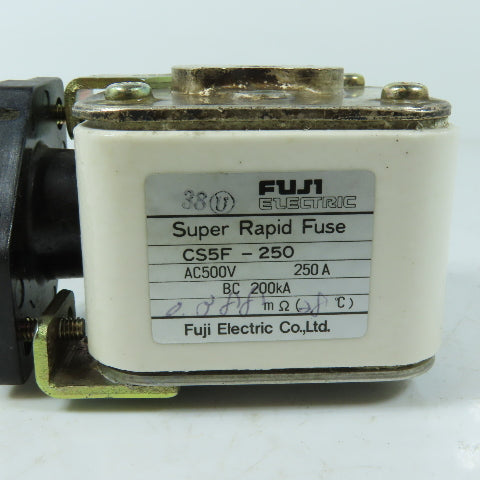 Fuji Electric CS5F-250 Super Rapid Fuse 250A 500VAC 200kA