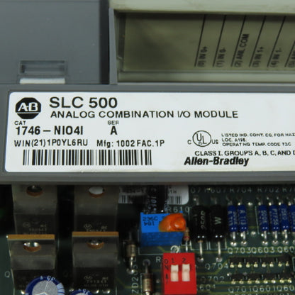 Allen-Bradley 1746-NIO4I SLC 500 Analog Combination I/O Module 2-I/O