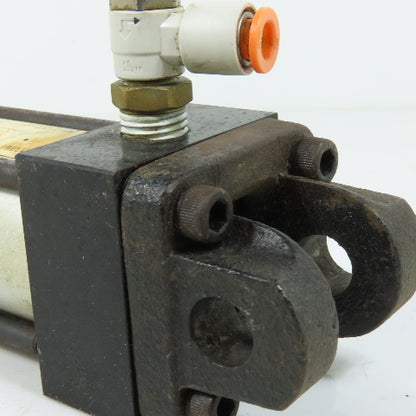 T-Mac T1C-1.5X1.5-N-2-EE1-N 1-1/2" Bore 1-1/2" Stroke Double Acting Air Cylinder