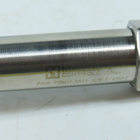 Nomadic Controls RD6H-5MS 5/8" Extruder Rupture Burst Plug 1/4" NPT