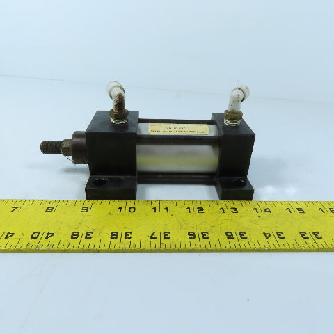 T-Mac T1L-1.5X1.5-N-2-EE1-N 1-1/2" Bore 1-1/2" Stroke Double Acting Air Cylinder