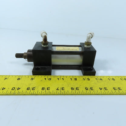 T-Mac T1L-1.5X1.5-N-2-EE1-N 1-1/2" Bore 1-1/2" Stroke Double Acting Air Cylinder