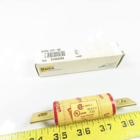 Bussmann JKS-80 80A Current Limiting Class J Fuse 600VAC