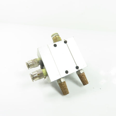 SMC SY3140-5LOZ 2-Station Solenoid Valve Manifold Block 24VDC