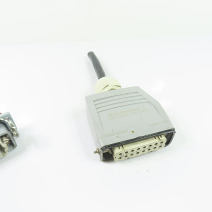 Weidmuller HDC Rockstar 16-Pin Heavy Duty Industrial Connector Hood and Base Set