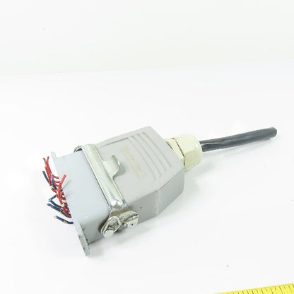 Weidmuller HDC Rockstar 16-Pin Heavy Duty Industrial Connector Hood and Base Set