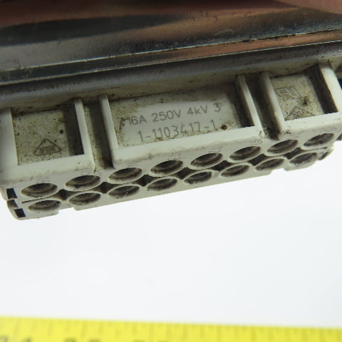 TE Connectivity 1-1103417-1 16-Pin Connector Female 250V 16A